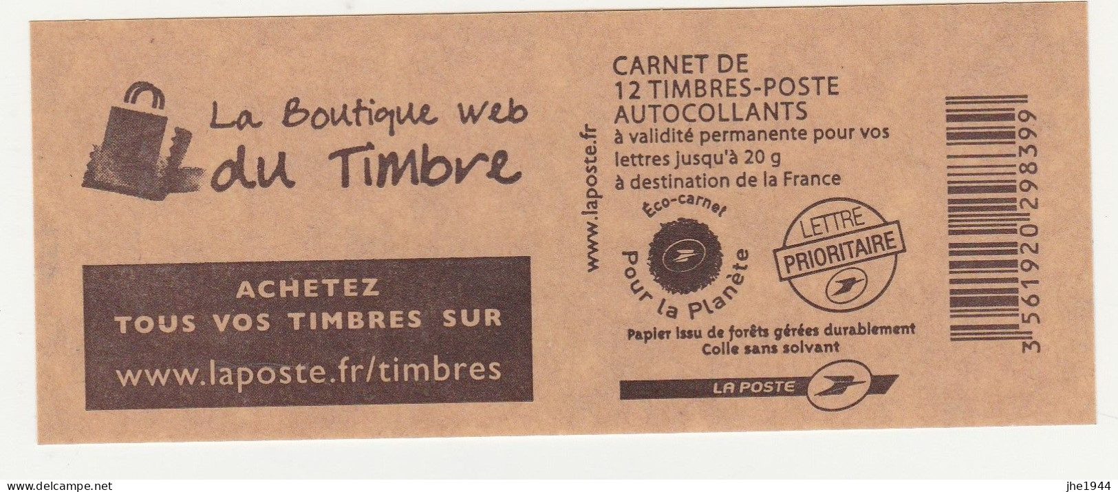 France Carnet N° 4197-C6 ** La Boutique Web Du Timbre, Neuf - Autres & Non Classés