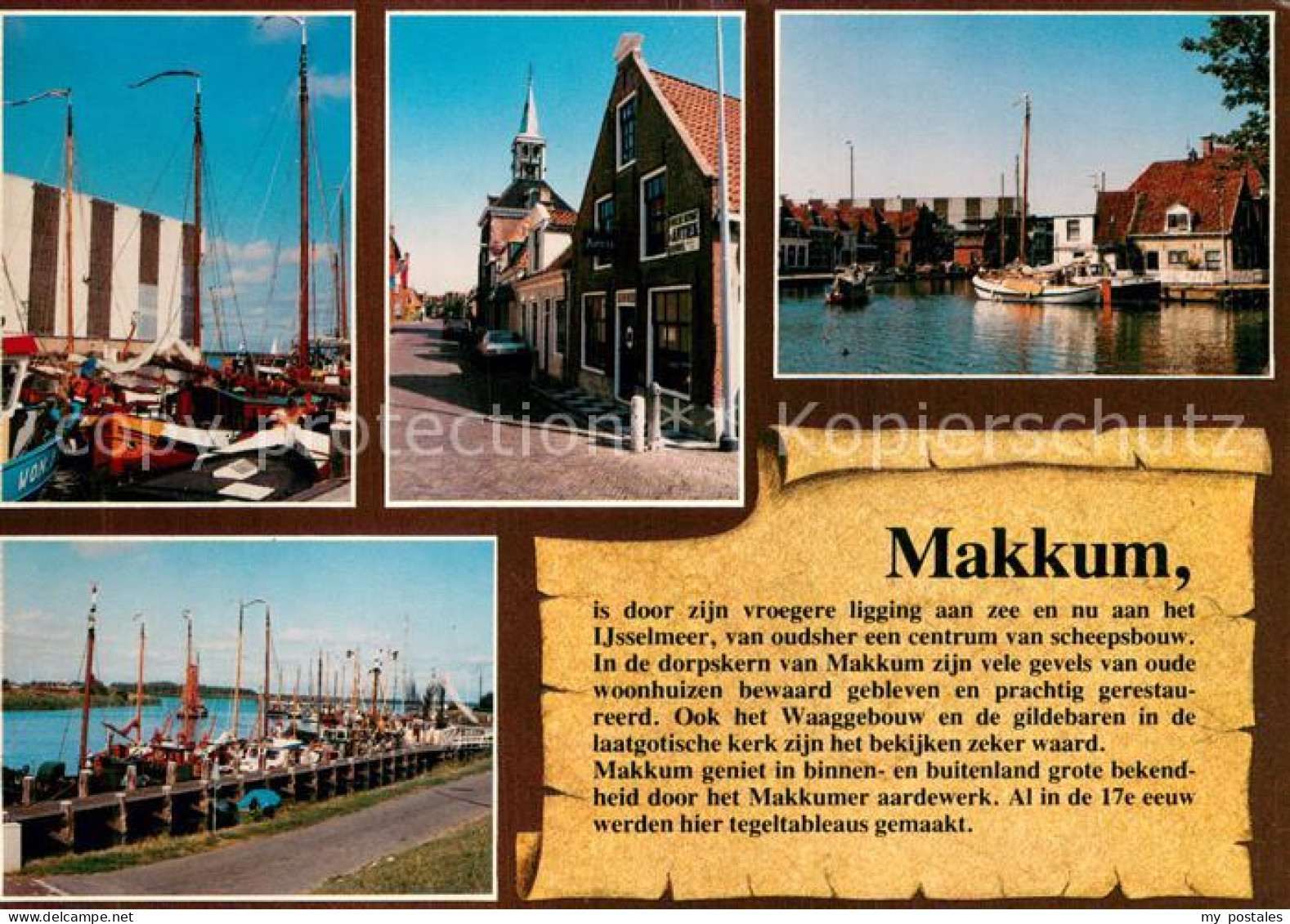 73748051 Makkum Fischereihafen Ortspartie Makkum - Andere & Zonder Classificatie