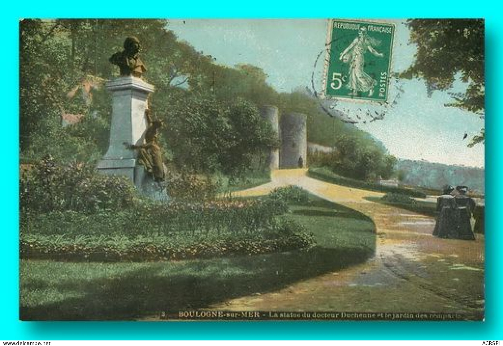 BOULOGNE SUR MER Statue Du Dr DUCHENNE   39  (scan Recto-verso)MA2010Ter - Boulogne Sur Mer