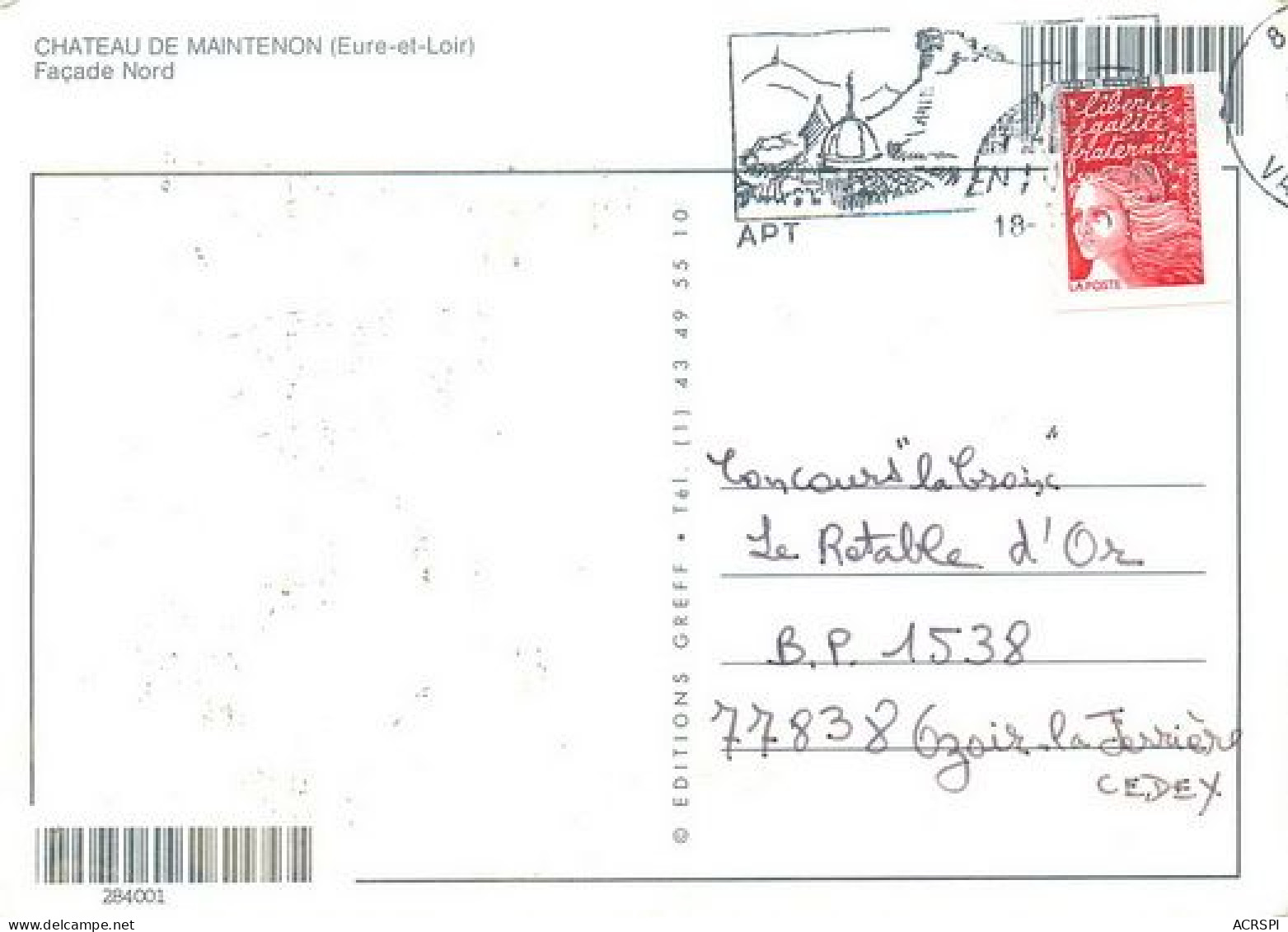 MAINTENON Le Chateau   50   (scan Recto-verso)MA2010Bis - Maintenon