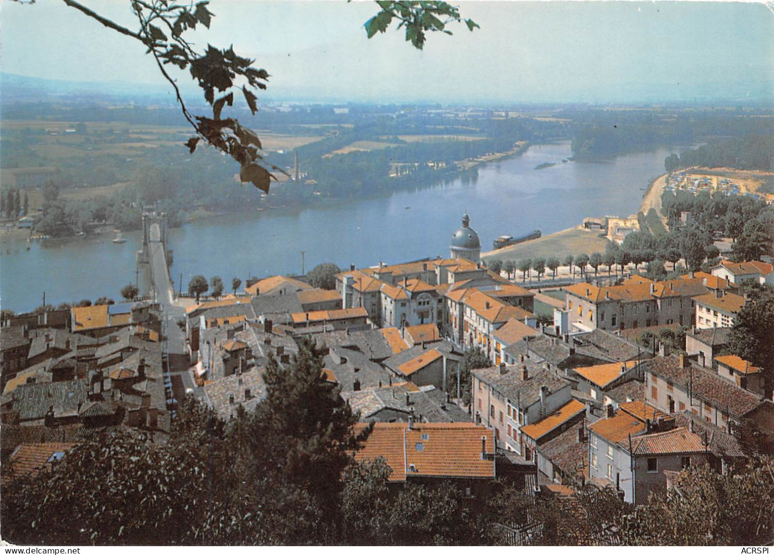 TREVOUX Vue Generale Et Vallee De La Saone 13(scan Recto-verso) MA2010 - Trévoux