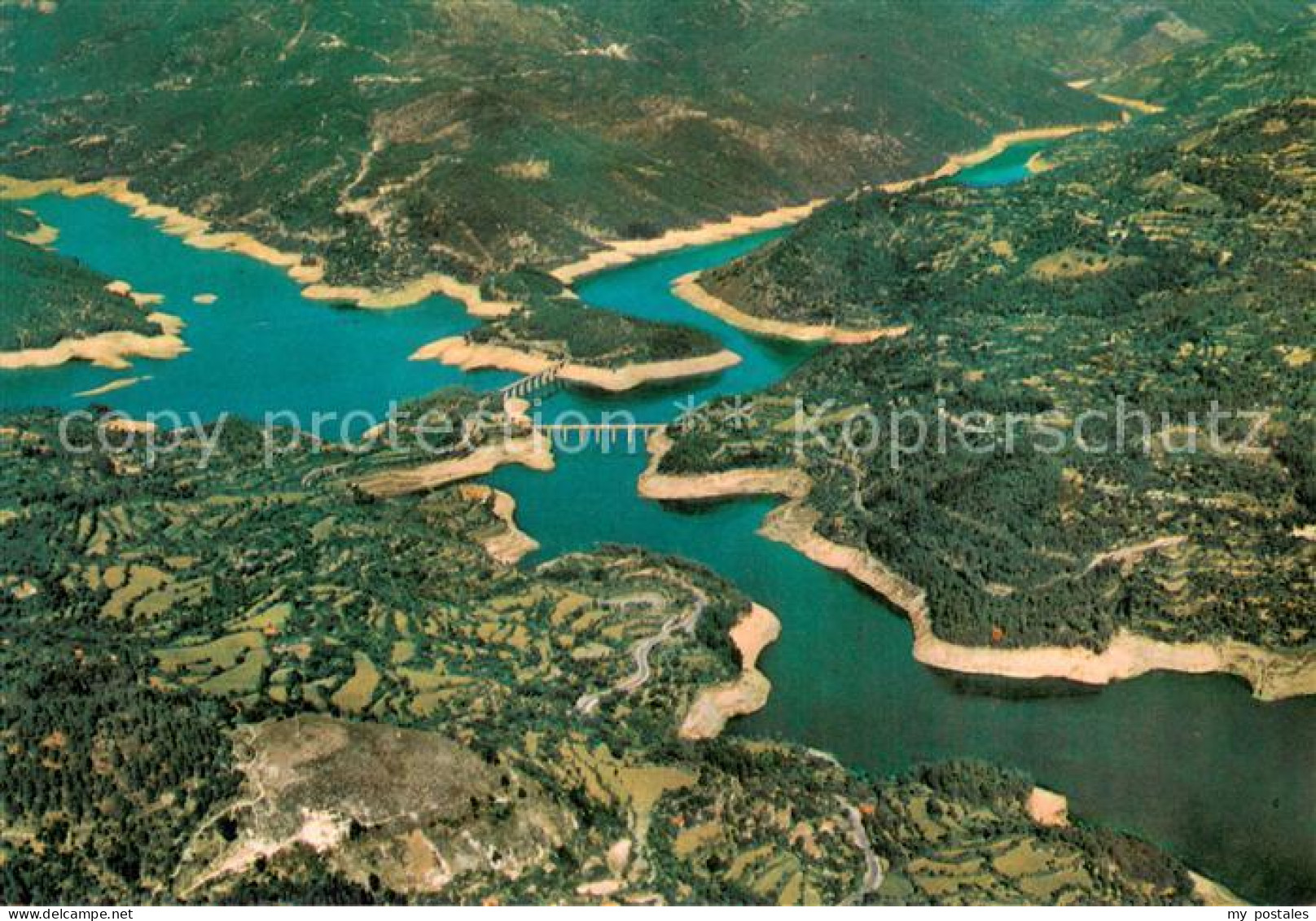 73748034 Gerez Portugal Pontes E Barragem Do Rio Caldo Vue Aerienne  - Other & Unclassified