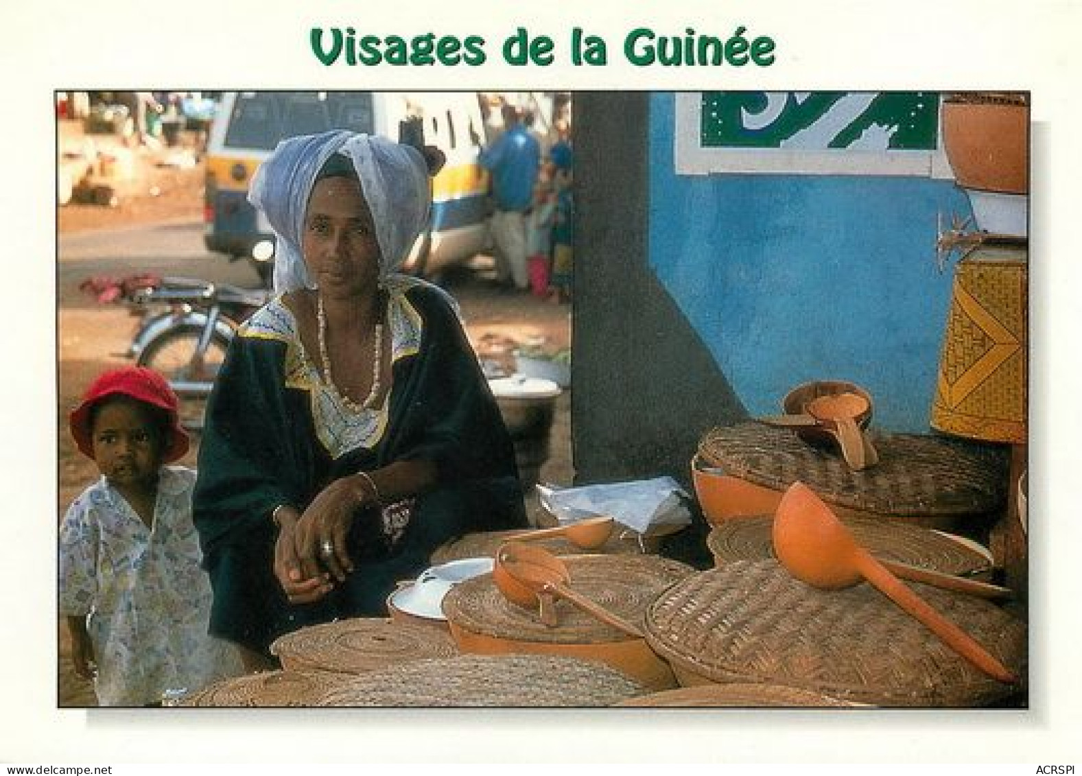GUINEE  Vendeuse De Lait Cailléà BOWAL TAMAGALY  7    (scan Recto-verso)MA2008Ter - Guinea Francesa