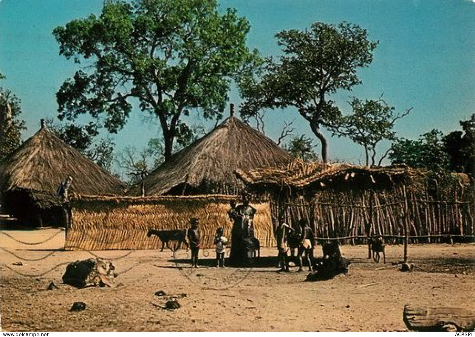 MALI Ancien Soudan Francais  Village De Brousse 34   (scan Recto-verso)MA2007Ter - Malí