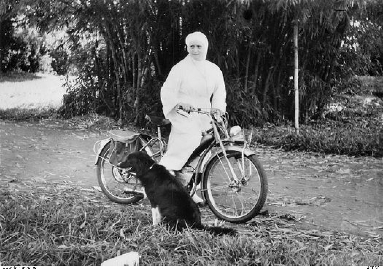 MALI Ancien Soudan Francais  Diocese De KAYES   Religieuse En Mobylette  31   (scan Recto-verso)MA2007Ter - Mali