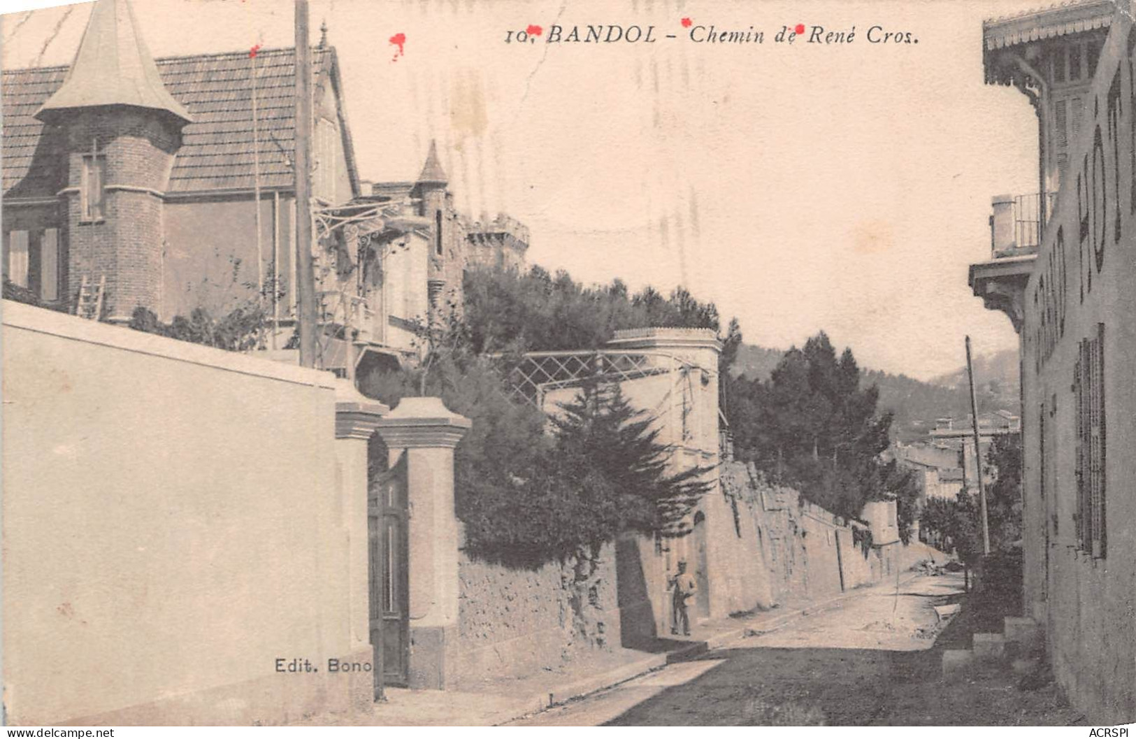 BANDOL Chemin De Rene Cros 16(scan Recto-verso) MA2007 - Bandol