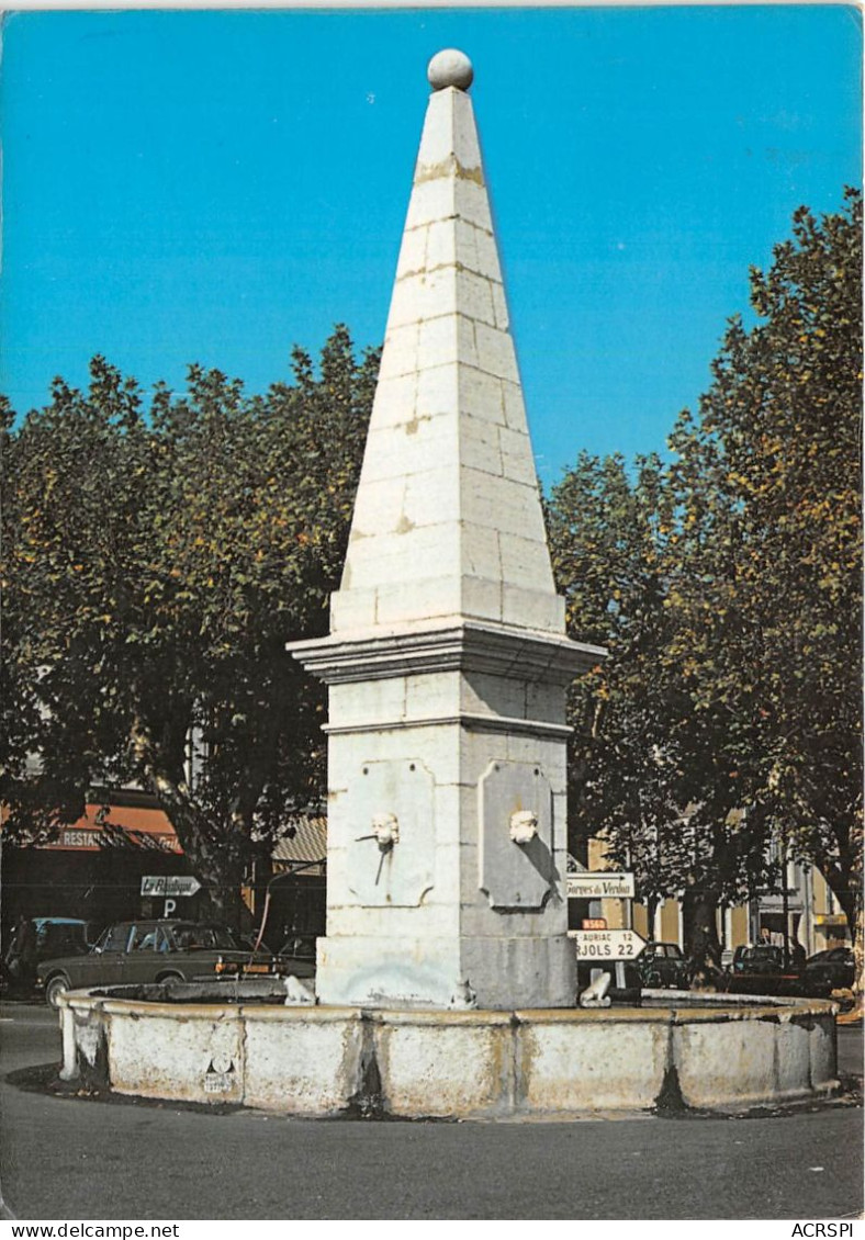 ST MAXIMIN LA STE BAUME La Fontaine Monumentale De La Place Malherbe 23(scan Recto-verso) MA2007 - Saint-Maximin-la-Sainte-Baume