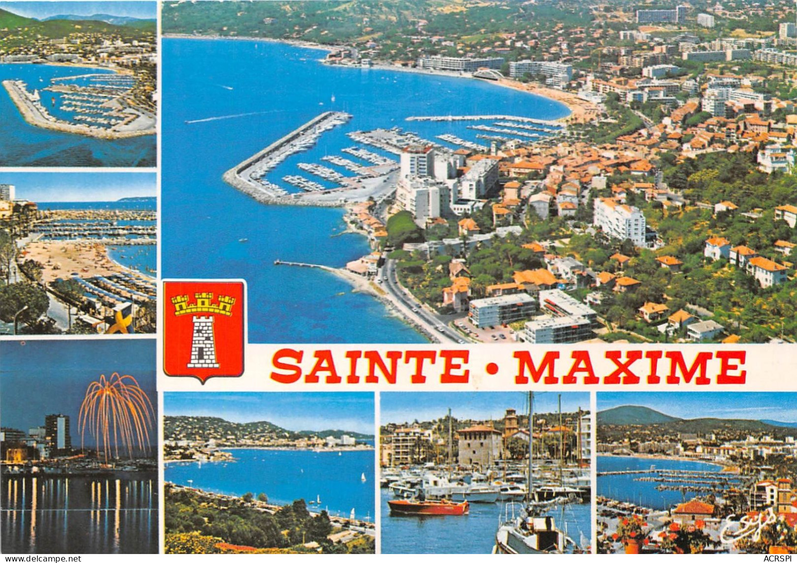 SAINTE MAXIME Vue D Ensemble Vue Generale Et Le Nouveau Port 24(scan Recto-verso) MA2007 - Sainte-Maxime