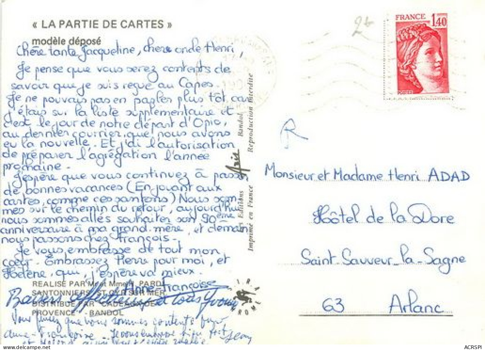 Saint-Cyr-sur-mer Fabienne PARDI   3  (scan Recto-verso)MA2006Bis - Saint-Cyr-sur-Mer