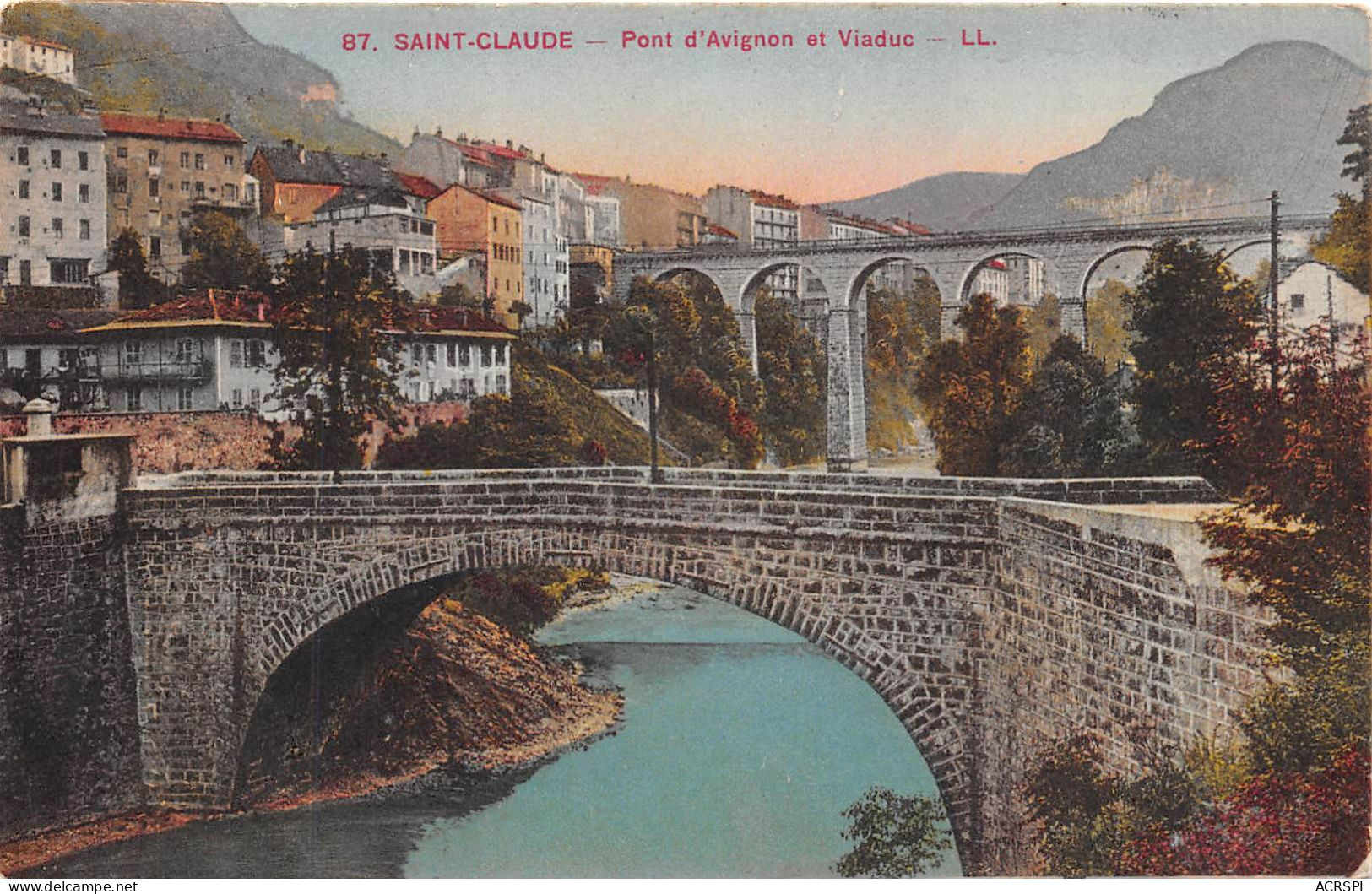 SAINT CLAUDE Pont D Avignon Et Viaduc 8(scan Recto-verso) MA2006 - Saint Claude