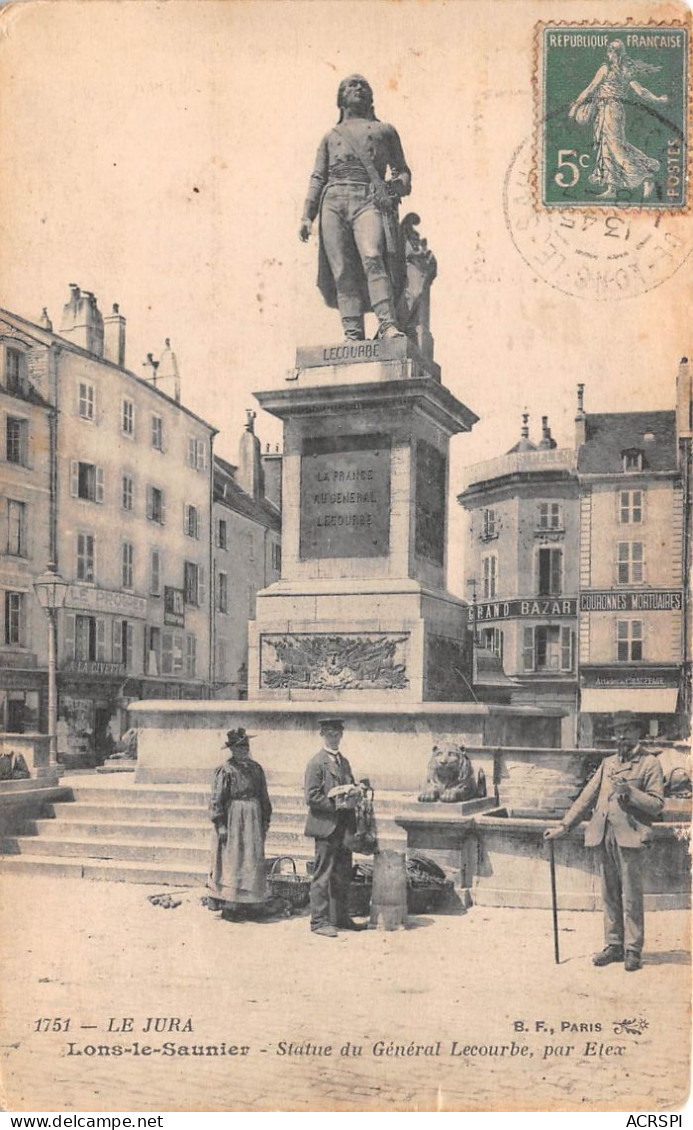 LONS LE SAUNIER Statue Du General Lecourbe Par Elex 14(scan Recto-verso) MA2006 - Lons Le Saunier