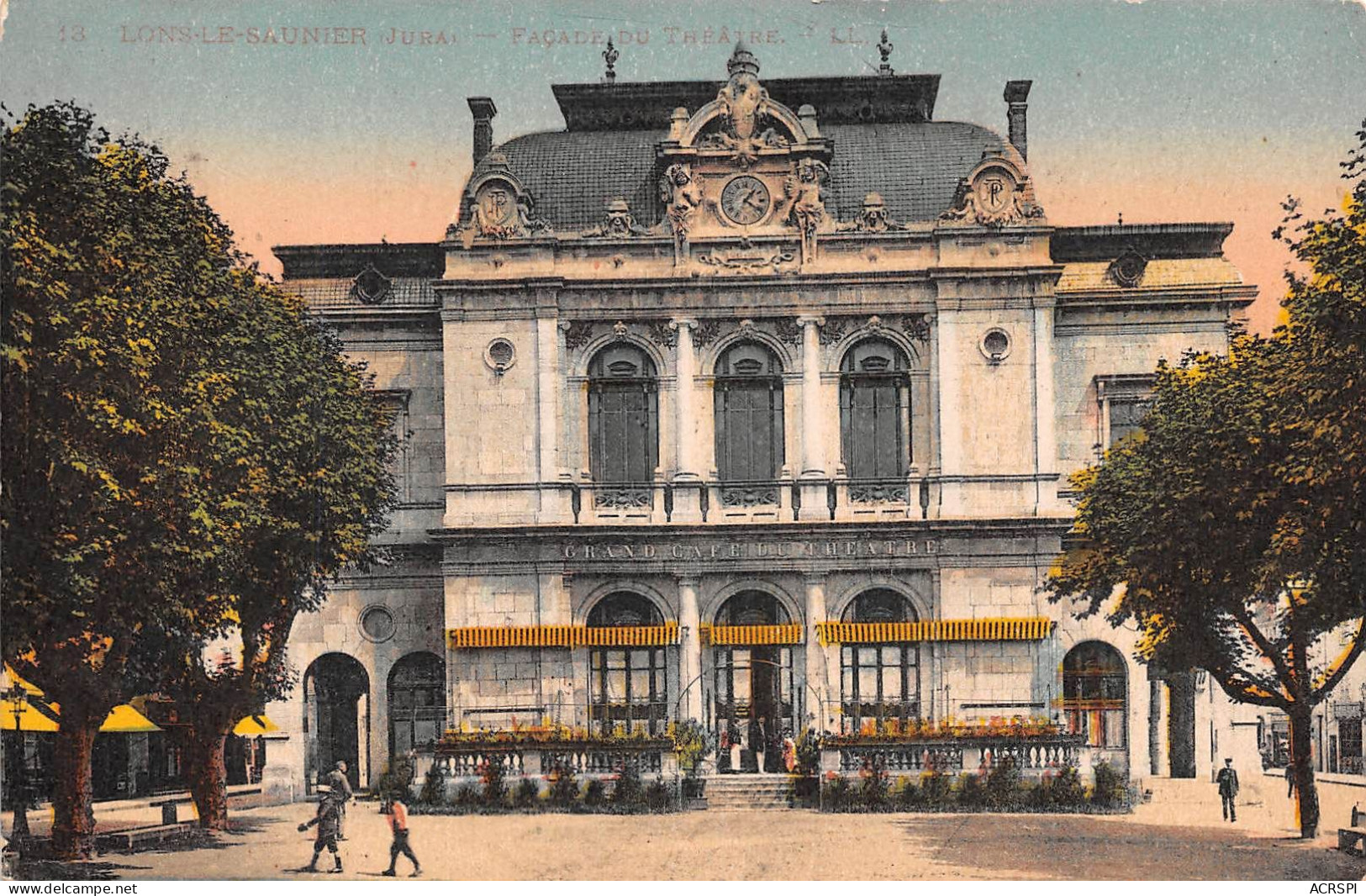 LONS LE SAUNIER Facade Du Theatre 11(scan Recto-verso) MA2006 - Lons Le Saunier