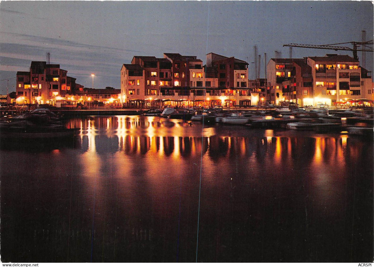 LE CAP D AGDE Le Port Et Les Residence Saint Clair Et Richelieu Sous Les Feux De La Nuit 10(scan Recto-verso) MA2005 - Agde