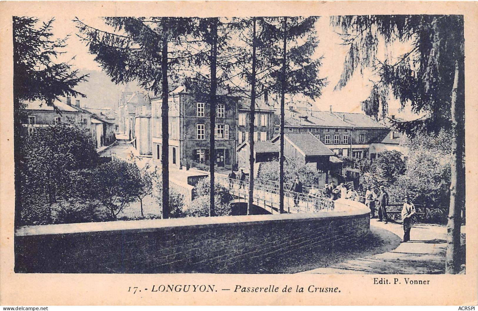 LONGUYON Passerelle De La Crusne 18(scan Recto-verso) MA2003 - Longuyon
