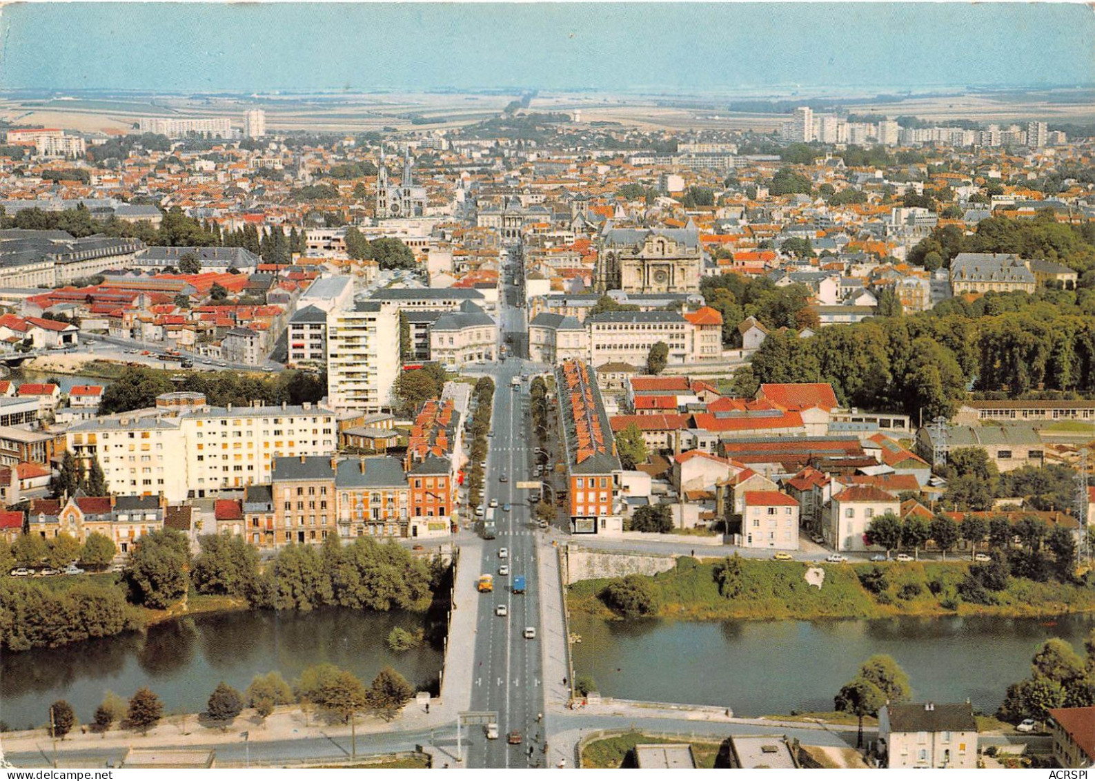 CHALONS Vue Aerienne 11(scan Recto-verso) MA2001 - Châlons-sur-Marne