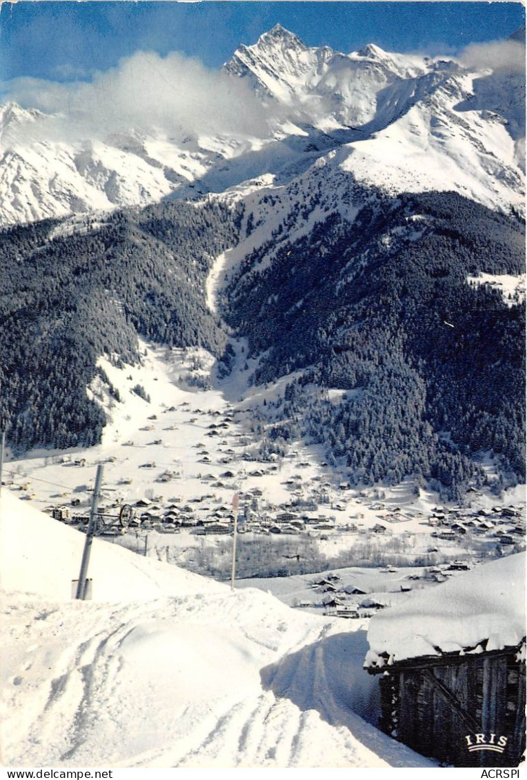 LES CONTAMINES MONTJOIE Vue D Ensemble Depuis Le Sommet Du Nivorin 24(scan Recto-verso) MA2000 - Contamine-sur-Arve