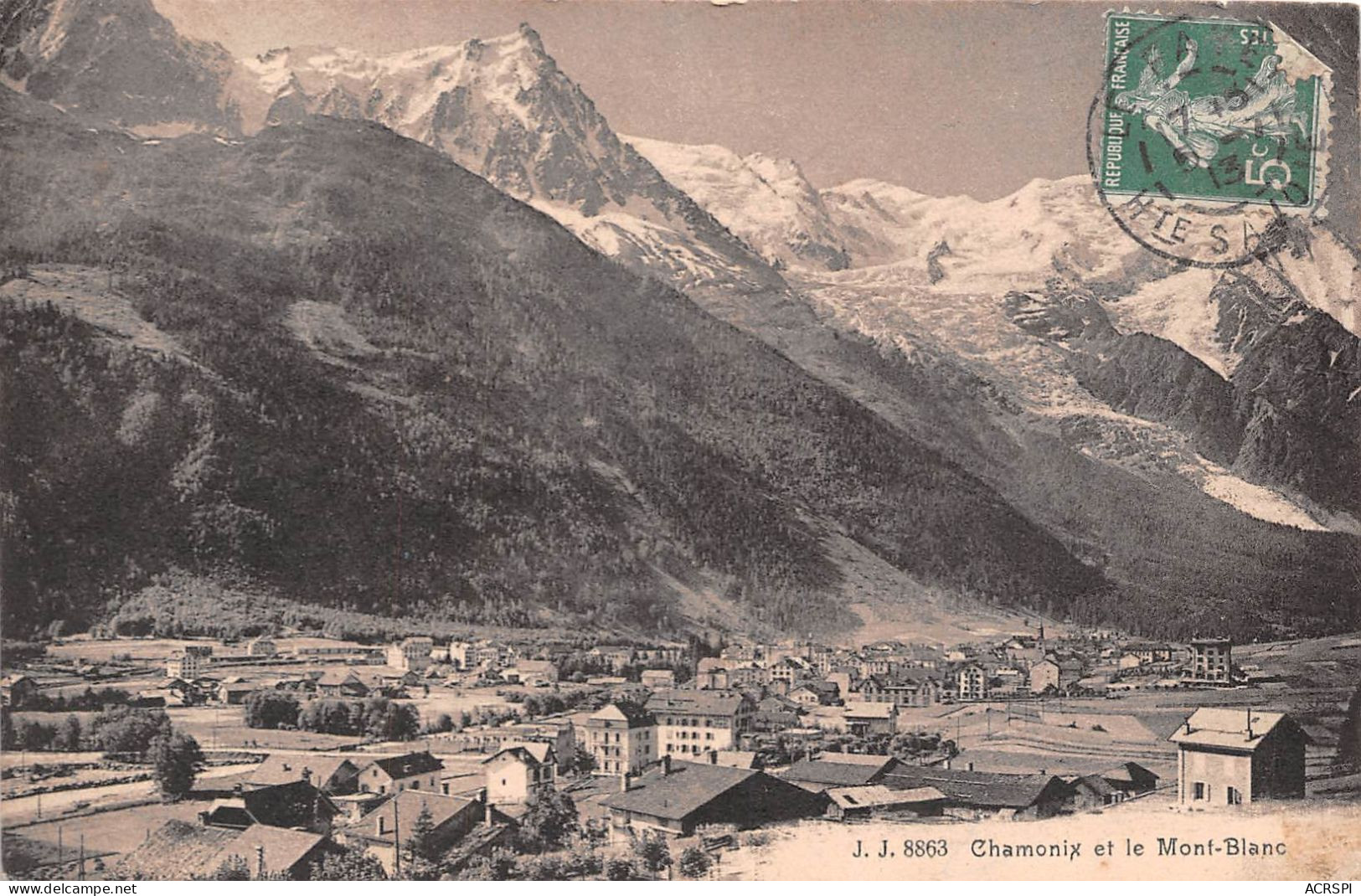 CHAMONIX Et Le Mont Blanc 1(scan Recto-verso) MA2024 - Chamonix-Mont-Blanc