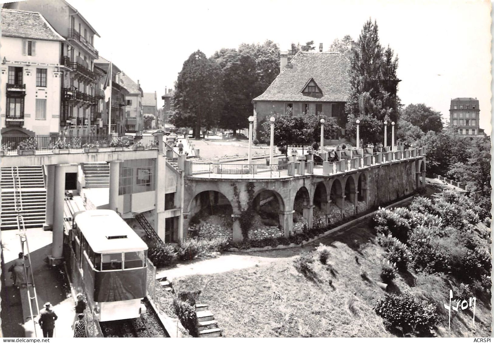 THONON LES BAINS Le Belvedere Et Le Funiculaire 20(scan Recto-verso) MA2024 - Thonon-les-Bains