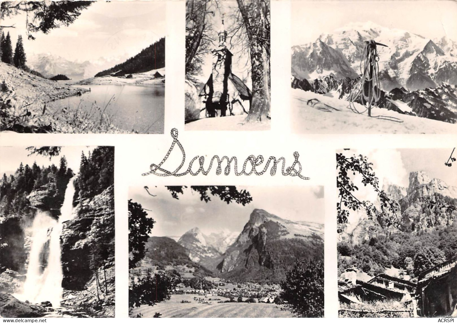 SAMOENS Et Ses Environs Lac De Gers Chapelle Du Vercland 12(scan Recto-verso) MA2024 - Samoëns