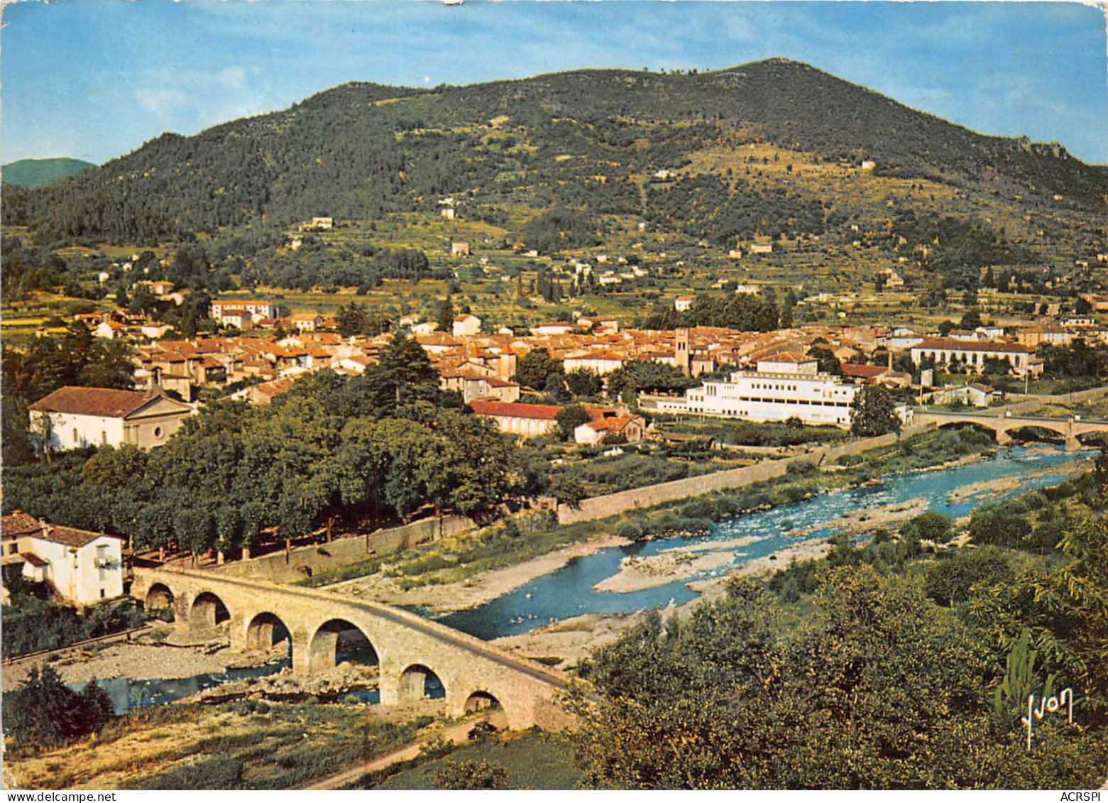 SAINT JEAN DU GARD Vue Generale Au Premier Plan Le Pont Vieux 9(scan Recto-verso) MA2023 - Saint-Jean-du-Gard