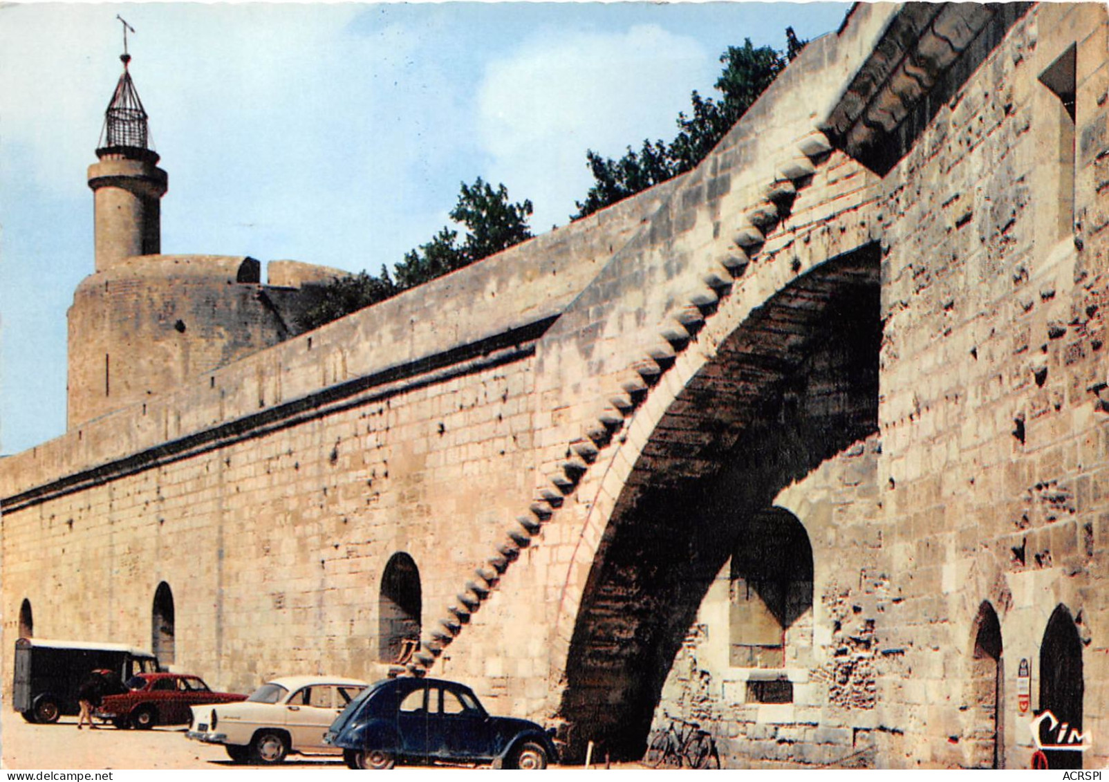 AIGUES MORTES Escalier Donnant Acces Aux Remparts Cote Nord 19(scan Recto-verso) MA2023 - Aigues-Mortes