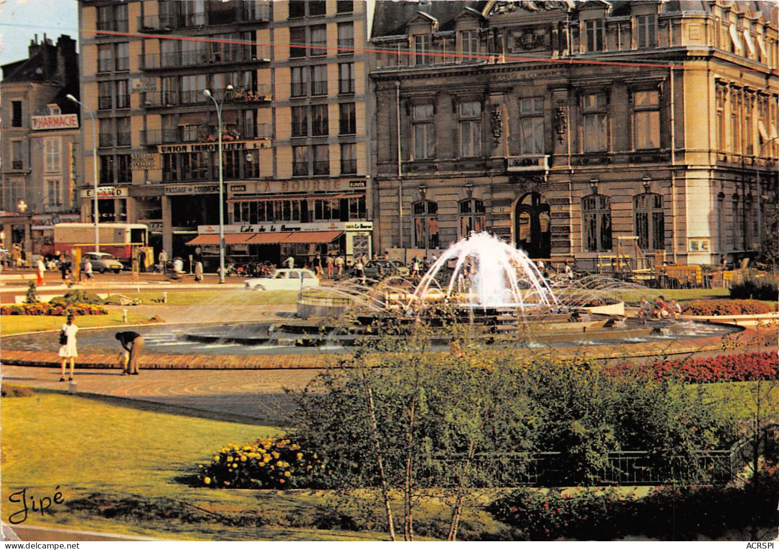 LE MANS Place De La Republique La Fontaine 23(scan Recto-verso) MA2022 - Le Mans