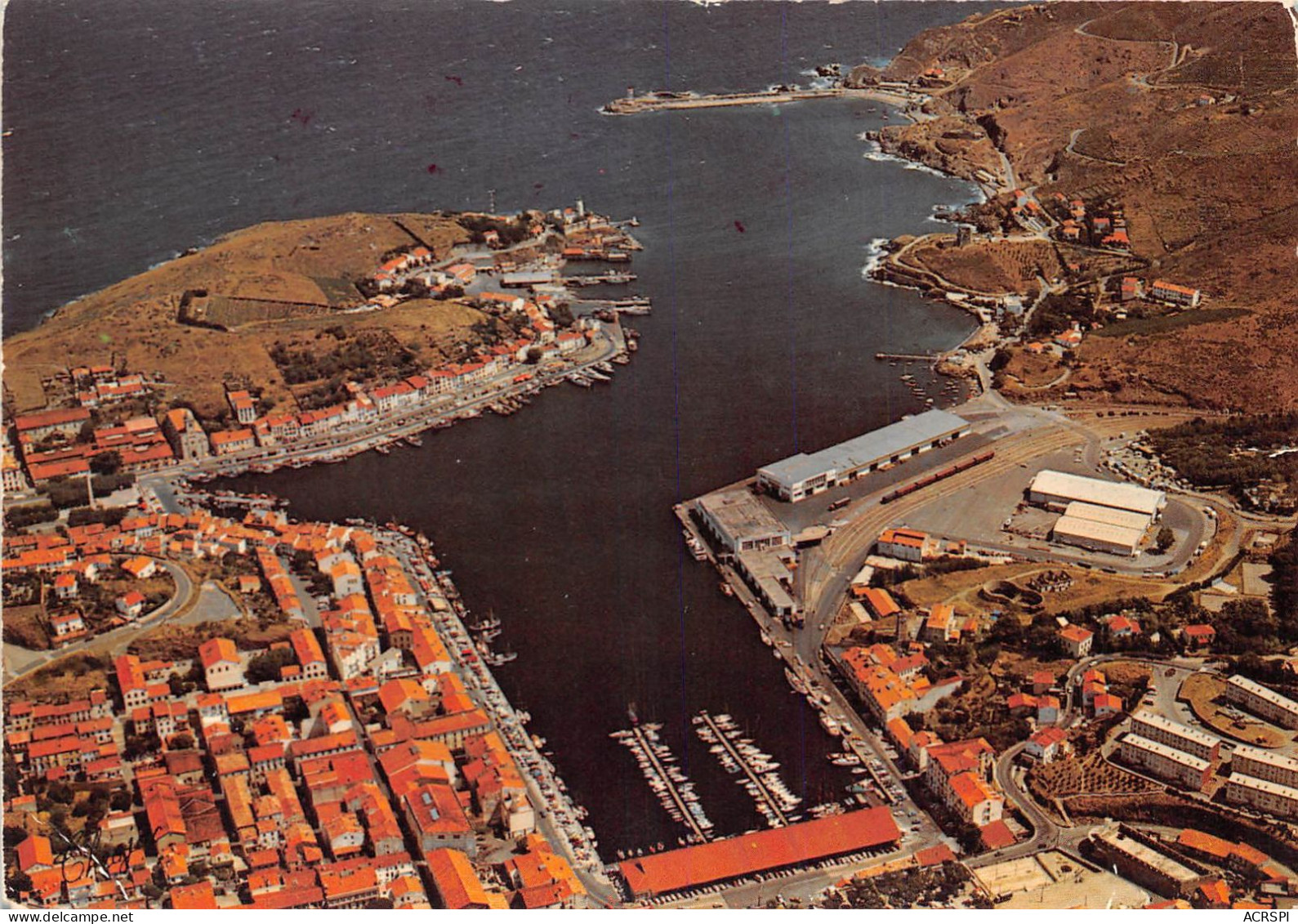 PORT VENDRES Le Port Vu Du Ciel 1(scan Recto-verso) MA2021 - Port Vendres