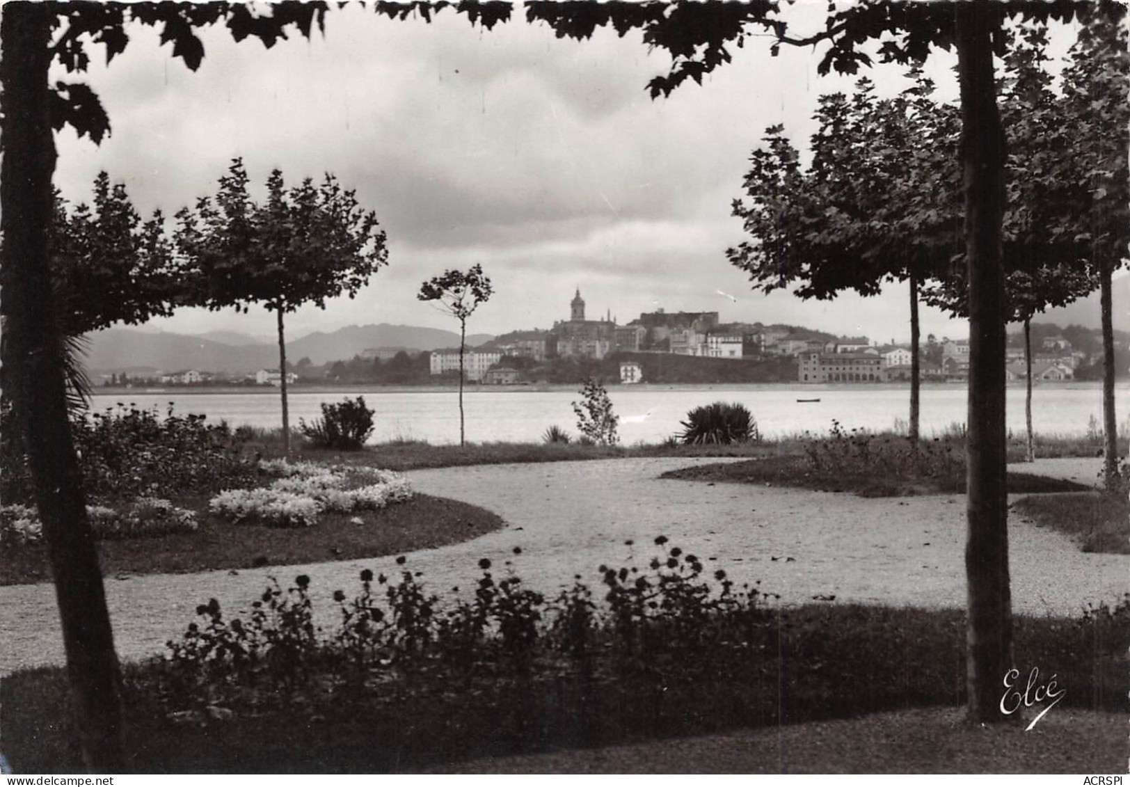 HENDAYE FONTARABLE VUE DES JARDINS D HENDAYE 10(scan Recto-verso) MA2020 - Hendaye