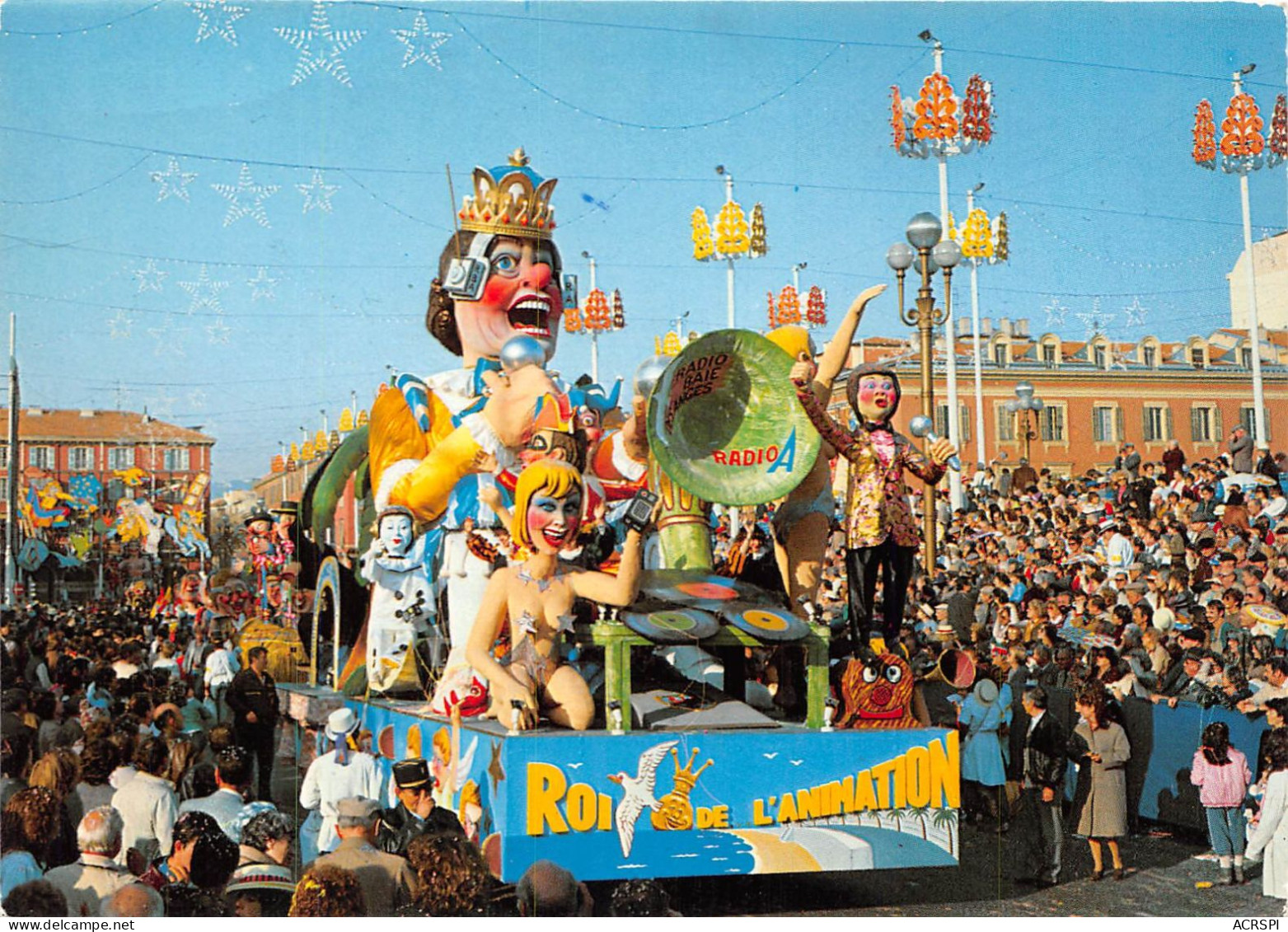 Char De Sm Carnaval Roi De La Communication Carnaval De Nice 11(scan Recto-verso) MA2019 - Karneval