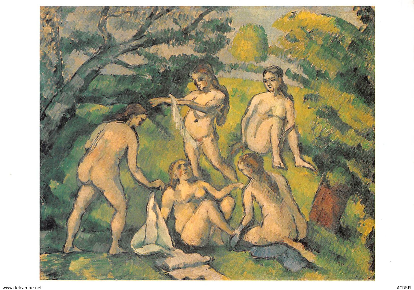 PARIS Musee Du LOUVRE PAUL CEZANNE Les Baigneuses 16(scan Recto-verso) MA2016 - Museen