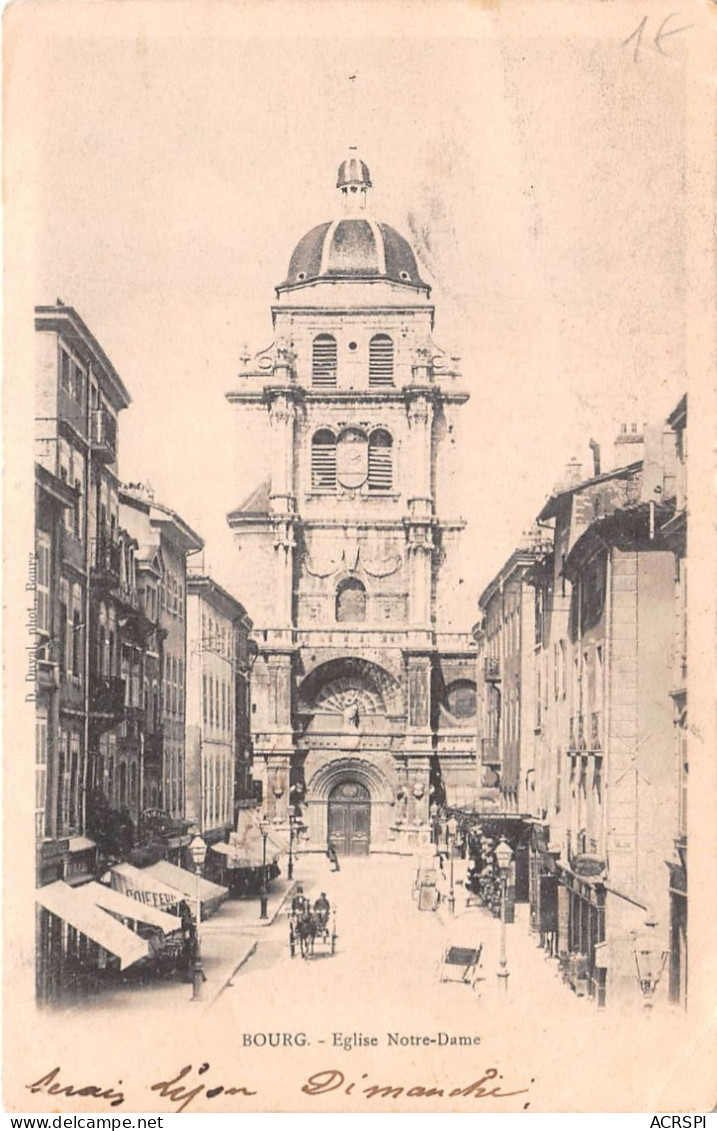 BOURG Eglise  Notre Dame 26(scan Recto-verso) MA2015 - Autres & Non Classés