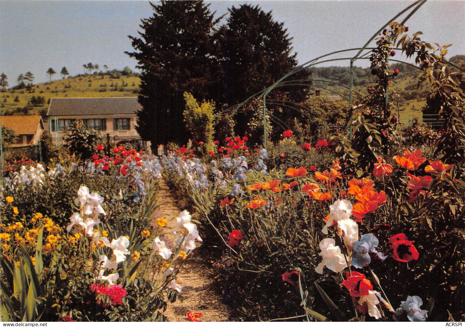 Musee Claude Monet GIVERNY Le Clos Normand Allee Vers L Est Au Soleil Levant 11(scan Recto-verso) MA2014 - Autres & Non Classés