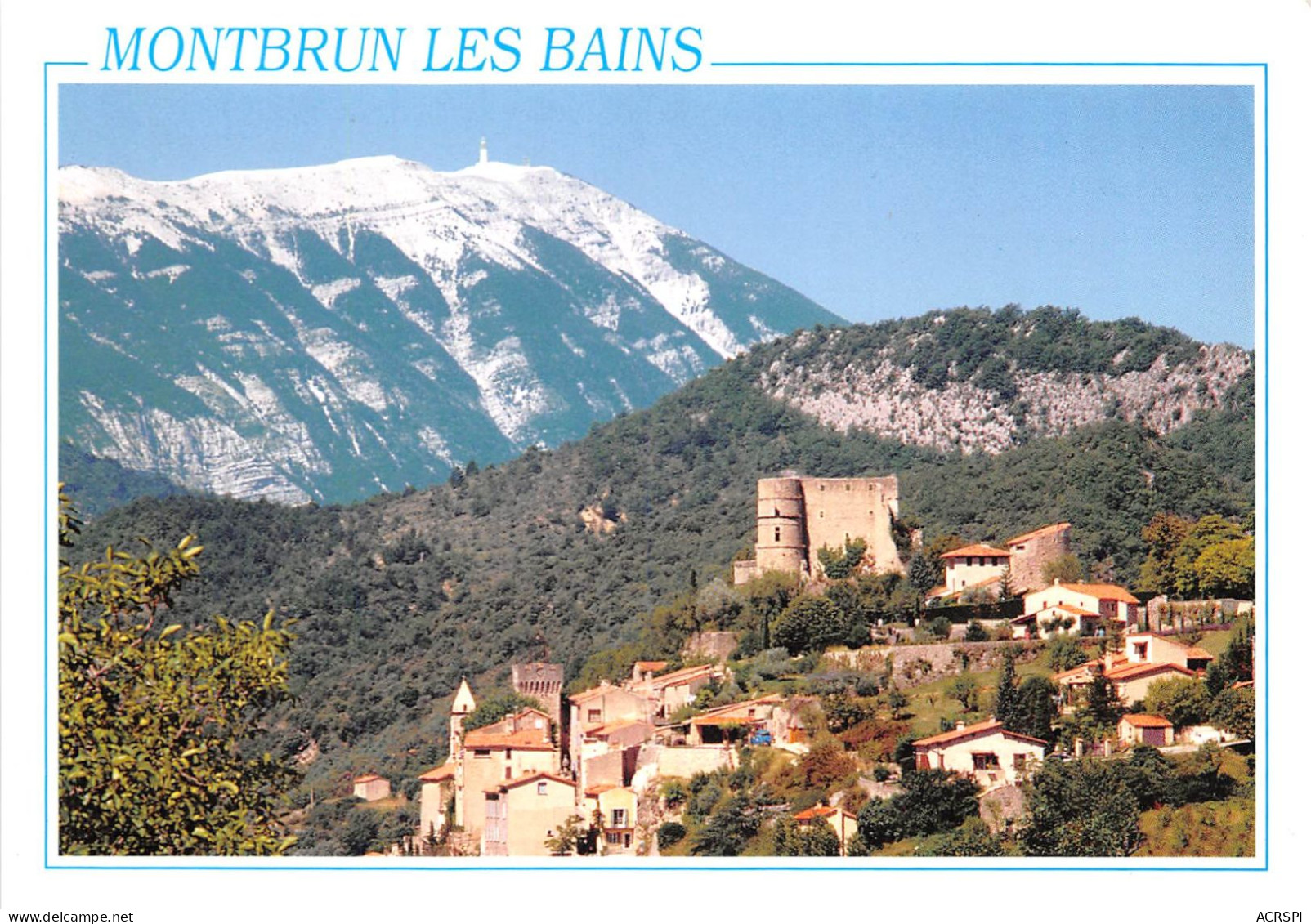 MONTBRUN Les Bains Station Thermale Et Touristique Le Village Medieval 30(scan Recto-verso) MA2014 - Autres & Non Classés