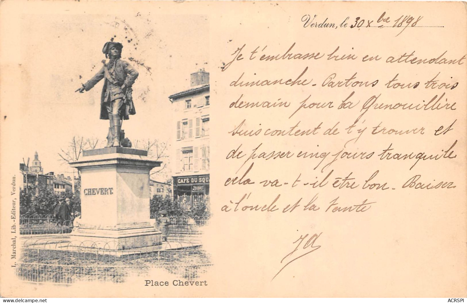VERDUN Place Chevert 31(scan Recto-verso) MA2013 - Verdun