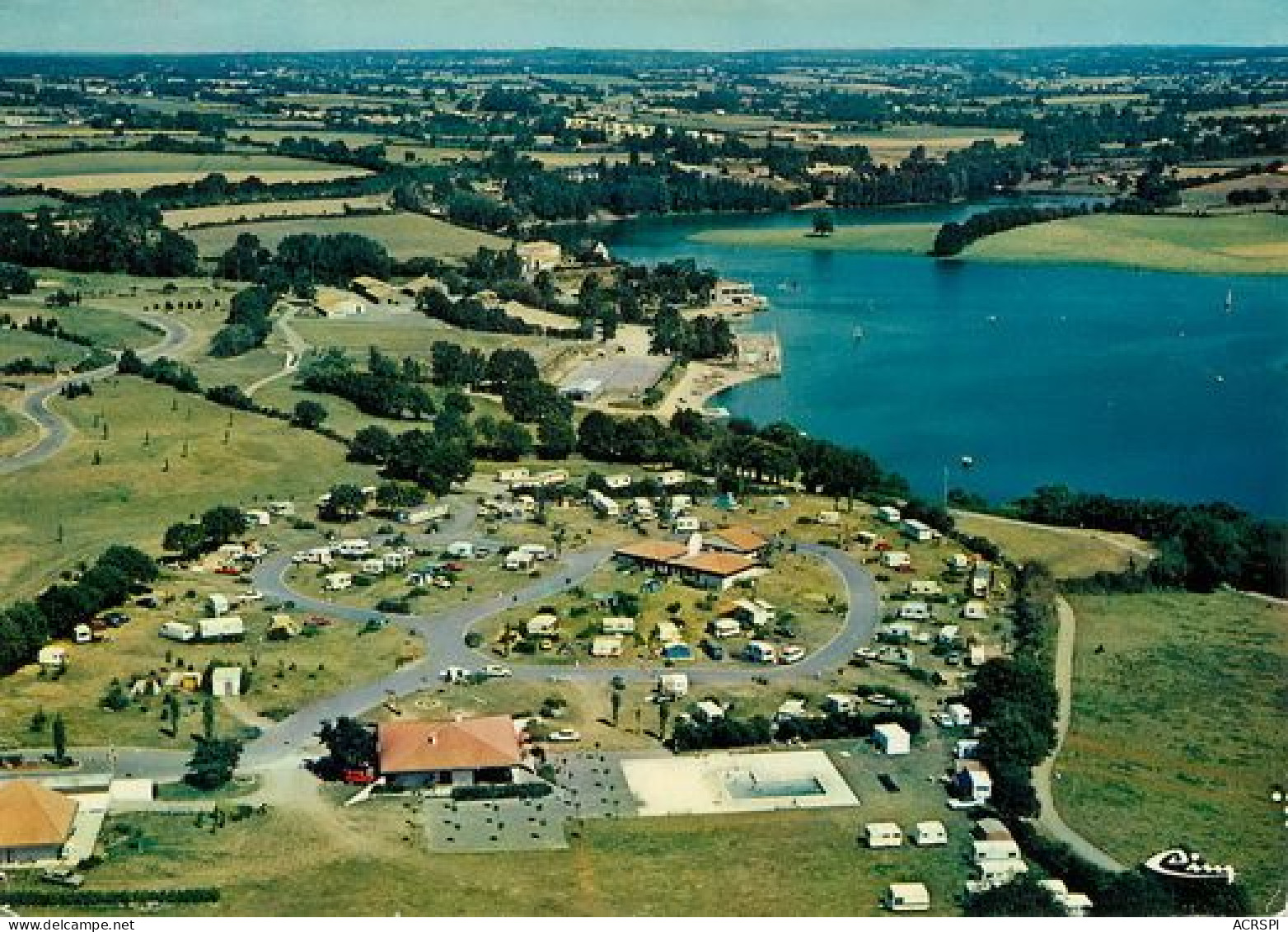 CHOLET  Le Lac Et Le Camping   15   (scan Recto-verso)MA2034Bis - Cholet