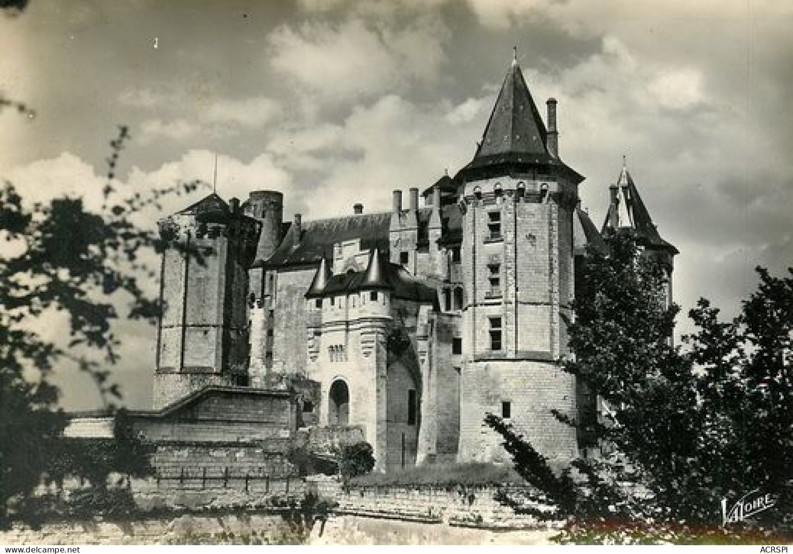 SAUMUR Le Chateau L'entrée   3   (scan Recto-verso)MA2034Bis - Saumur