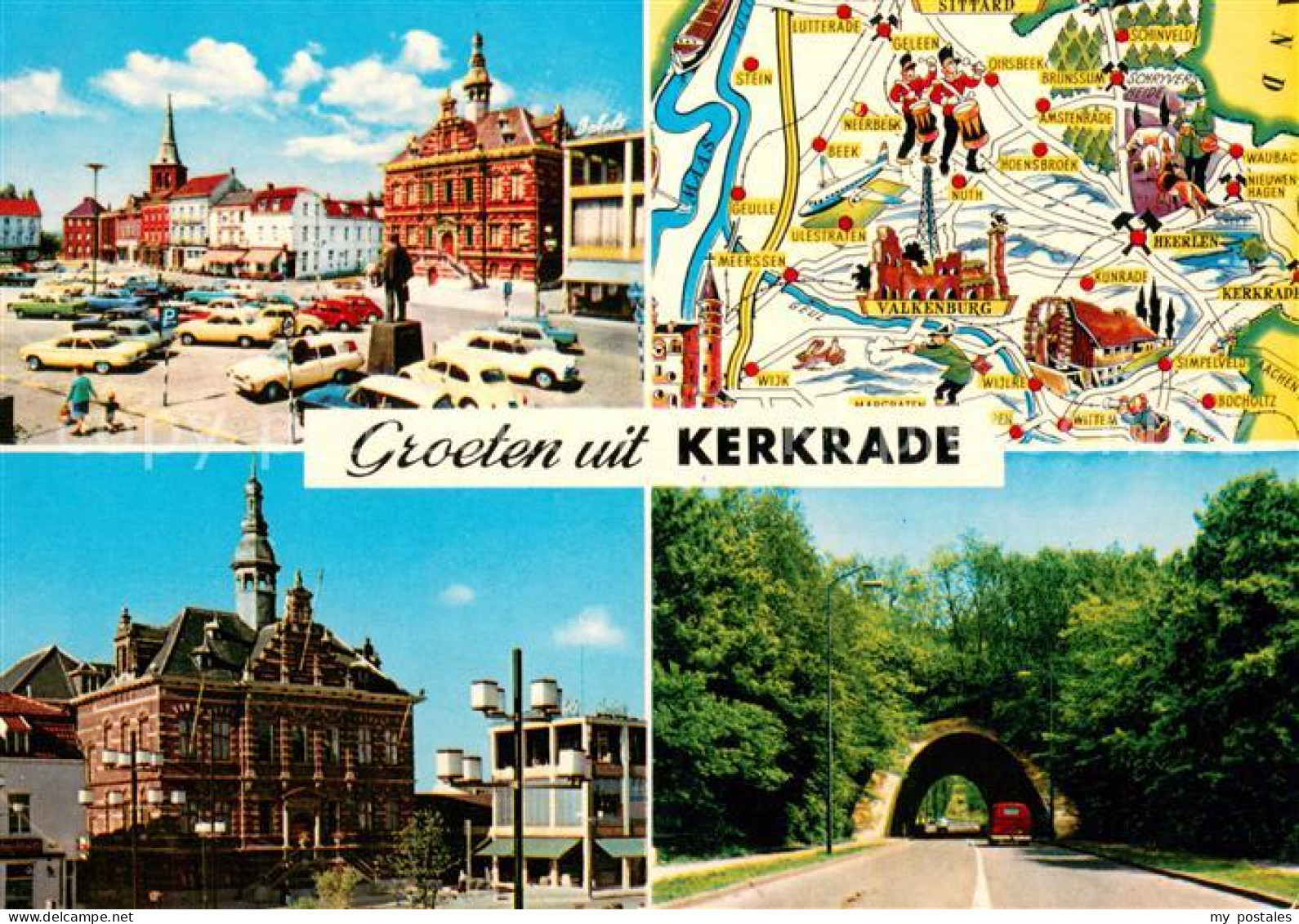 73748014 Kerkrade Marktplatz Karte Palais Tunnel Kerkrade - Sonstige & Ohne Zuordnung