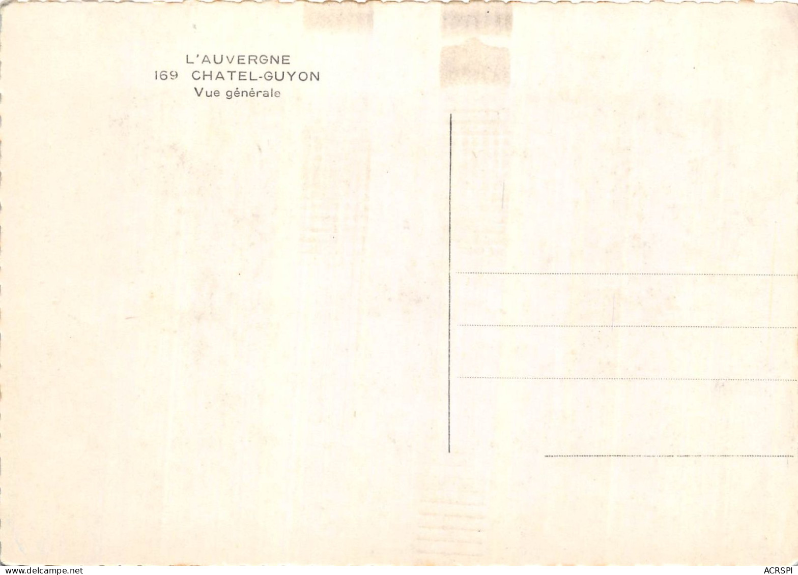 CHATEL GUYON Vue Generale 30(scan Recto-verso) MA2034 - Châtel-Guyon