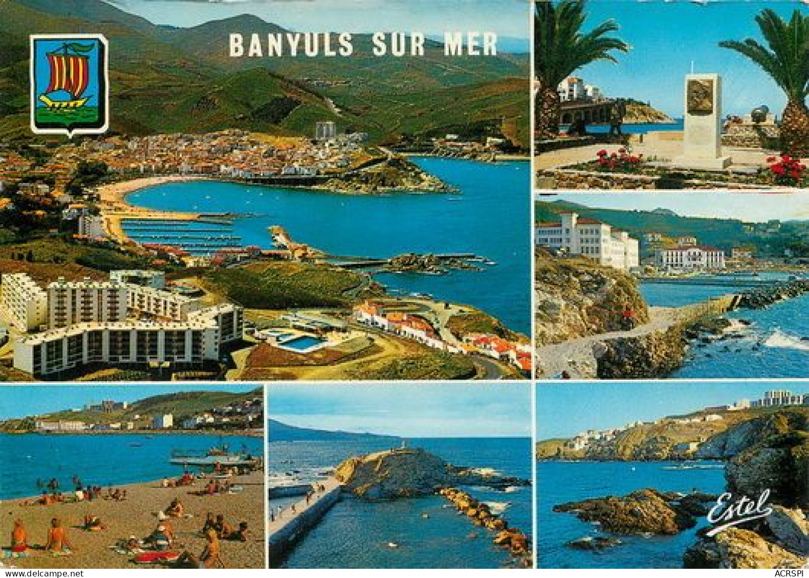 BANYULS Sur MER Multivue  Edition Estel  46   (scan Recto-verso)MA2032Ter - Banyuls Sur Mer