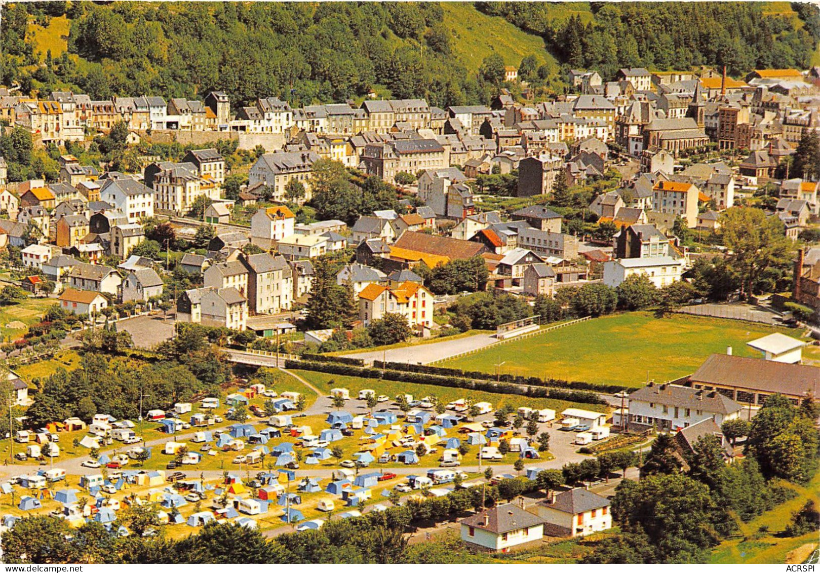 LE MONT DORE Le Terrain De Camping 20(scan Recto-verso) MA2033 - Le Mont Dore