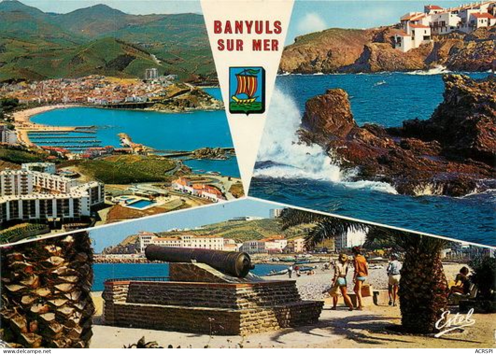 BANYULS Sur MER Multivue  45   (scan Recto-verso)MA2032Ter - Banyuls Sur Mer