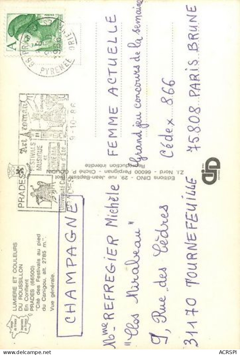 PRADES  Vue Generale   29   (scan Recto-verso)MA2032Ter - Prades