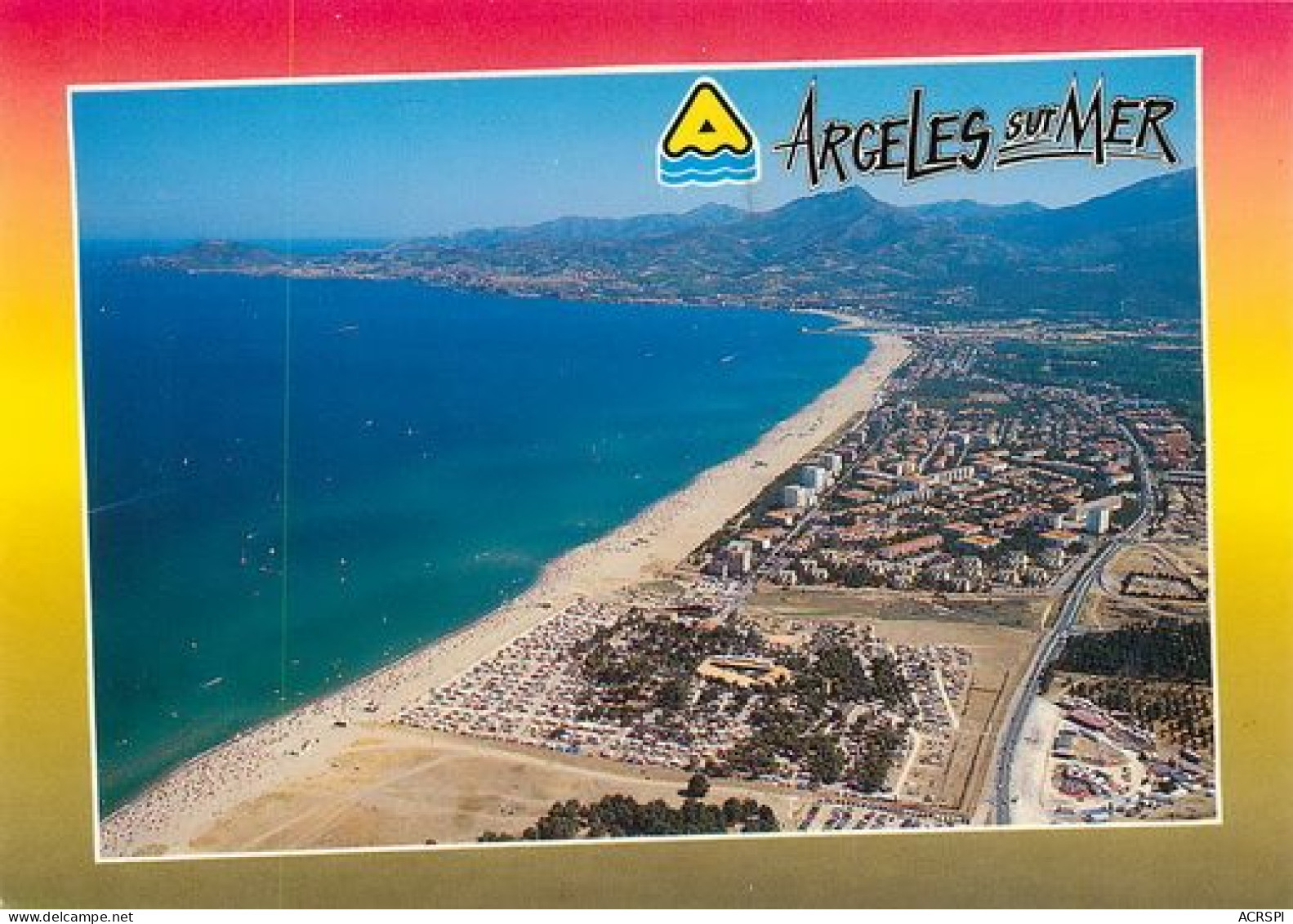 ARGELES  Sur MER Le Camping  Au Bord De La Plage   24   (scan Recto-verso)MA2032Ter - Argeles Sur Mer