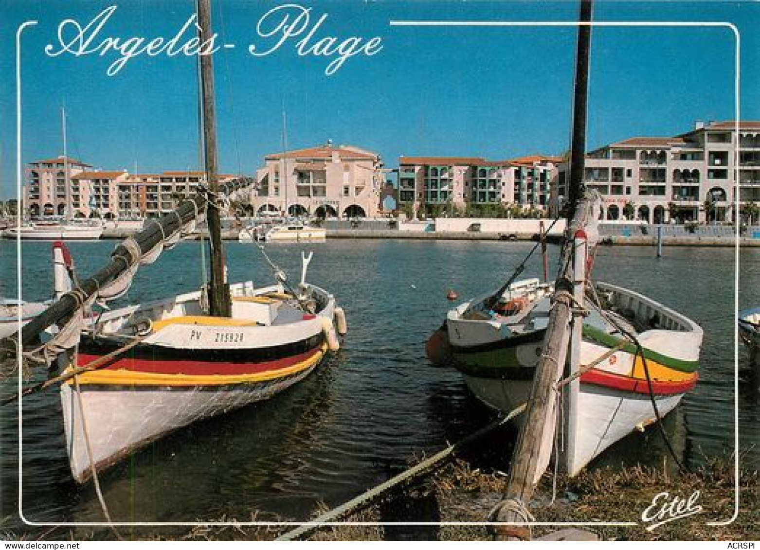 ARGELES  Les Barques De Peche  22   (scan Recto-verso)MA2032Ter - Argeles Sur Mer