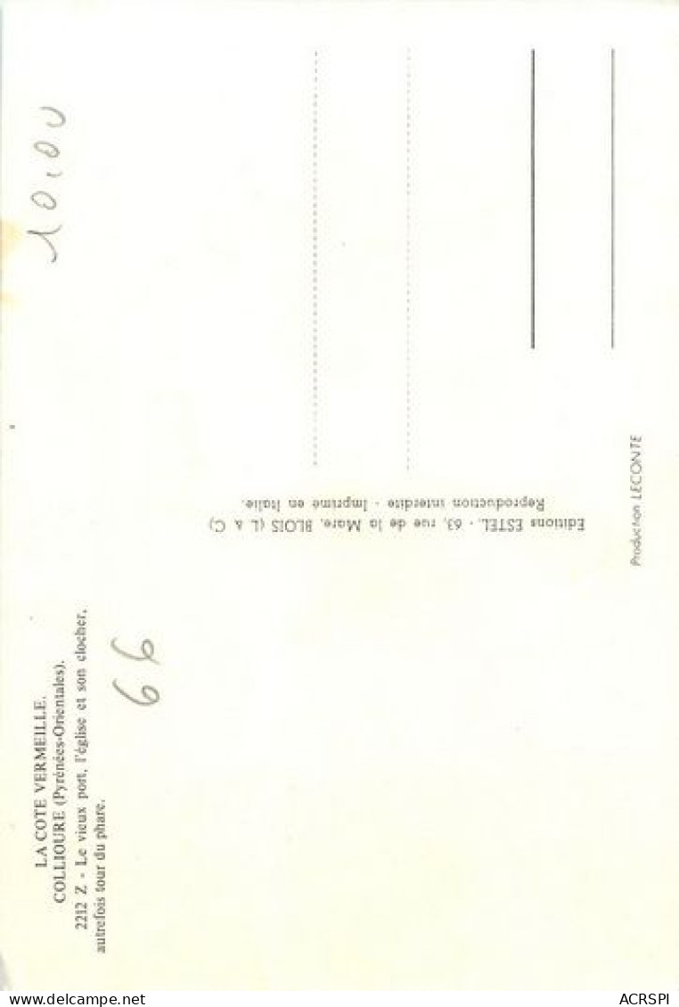 COLLIOURE  PECHE AU LAMPARO   3   (scan Recto-verso)MA2032Ter - Collioure