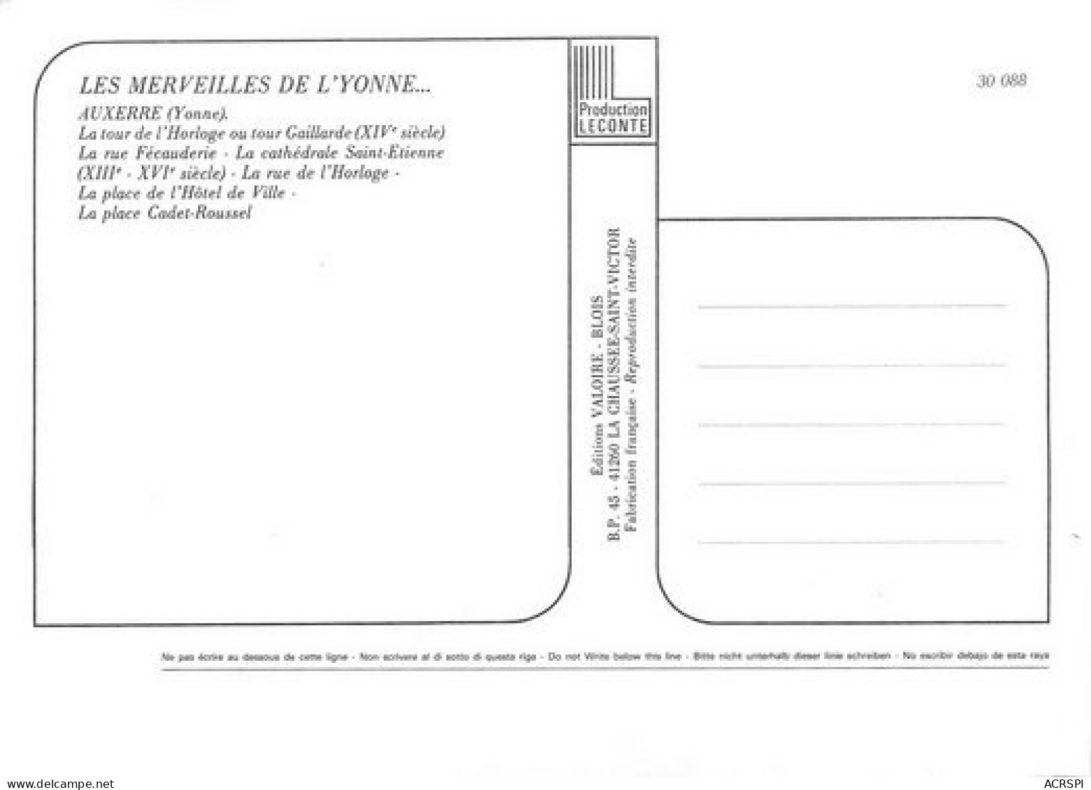 AUXERRE  Le Vieil Auxerre   19   (scan Recto-verso)MA2032Bis - Auxerre