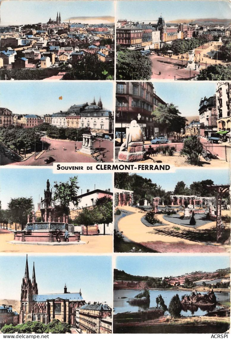 CLERMONT FERRAND Vue Generale Place De Jaude Fontaine Amboise 8(scan Recto-verso) MA2032 - Clermont Ferrand
