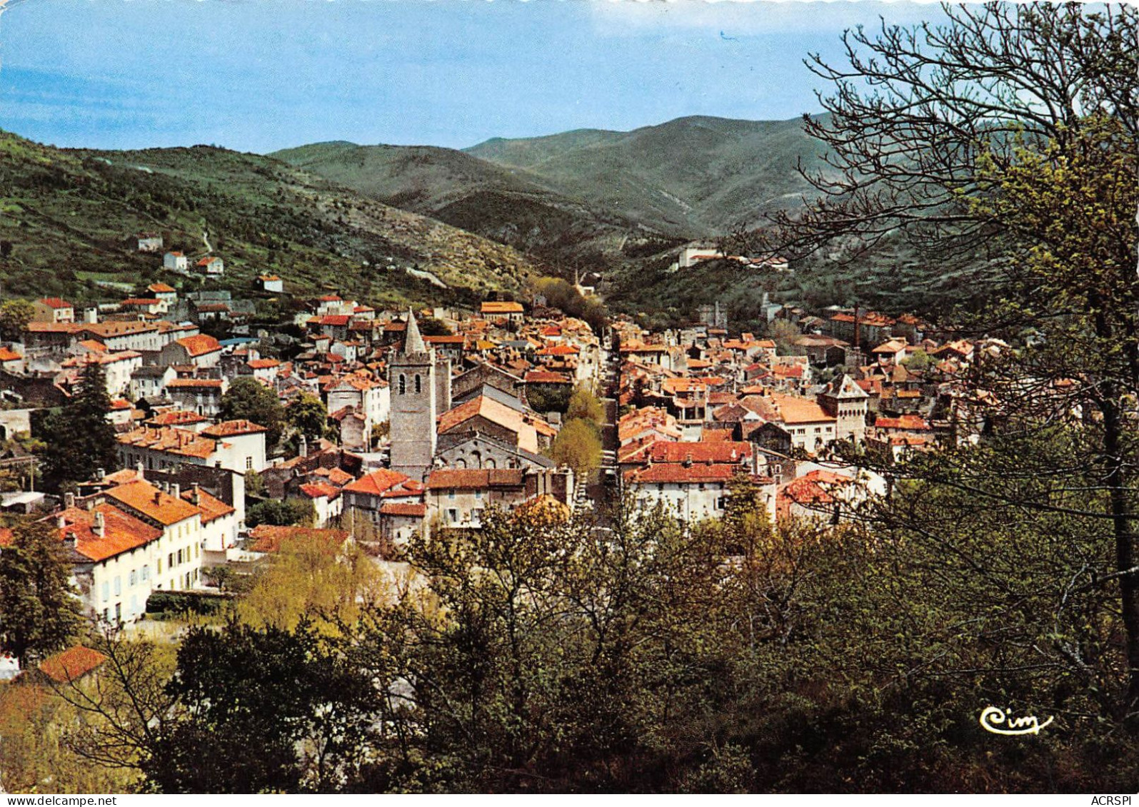 ST PONS Vue Generale 12(scan Recto-verso) MA2031 - Saint-Pons-de-Thomières