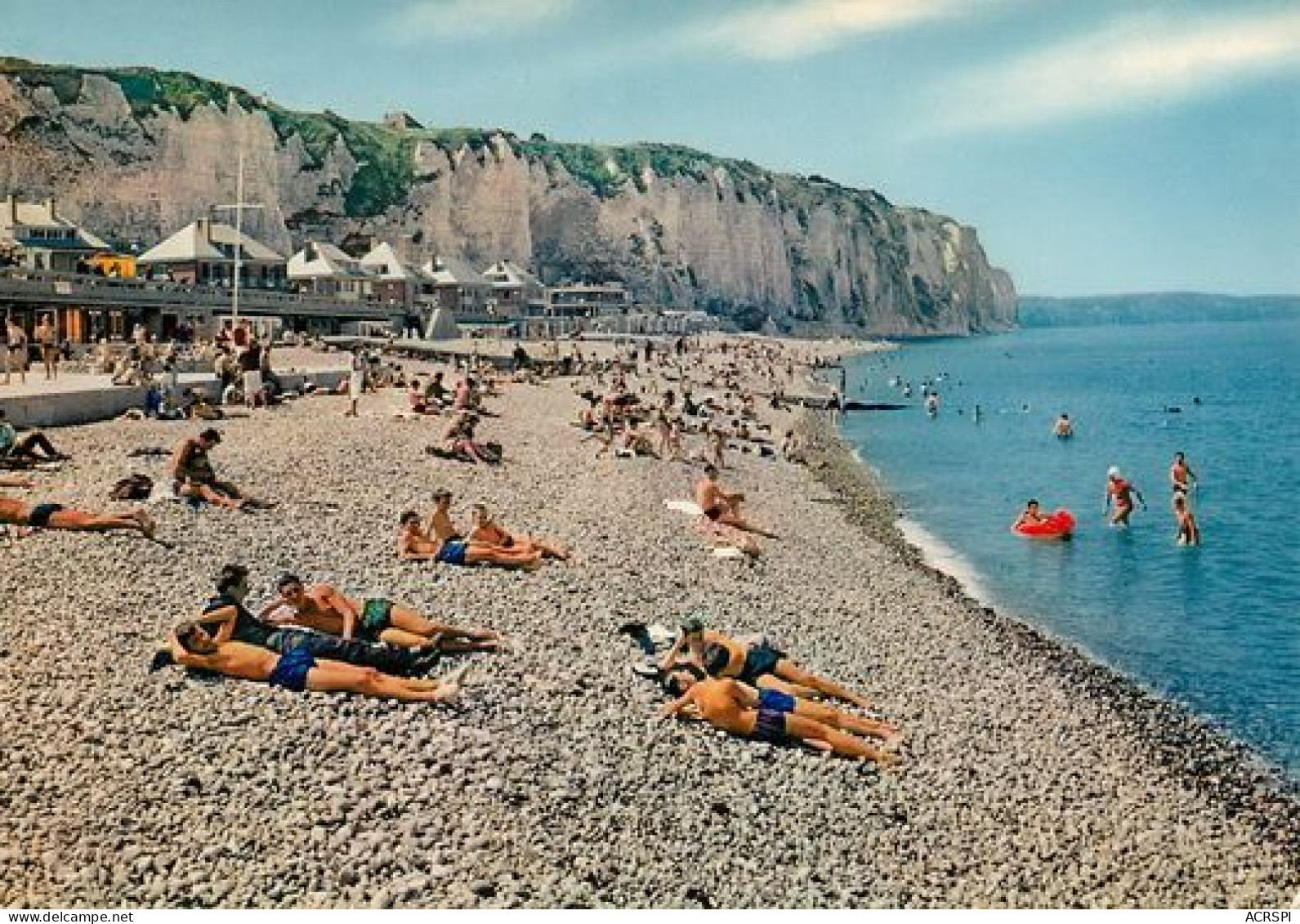 DIEPPE  La Falaise Et La Plage  50   (scan Recto-verso)MA2030Ter - Dieppe