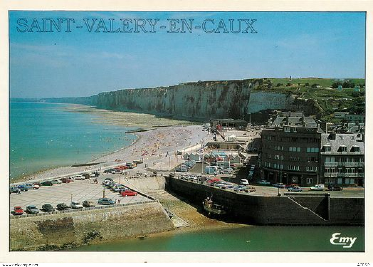 SAINT VALERY En CAUX  Vue Generale Du Front De Mer  4   (scan Recto-verso)MA2030Ter - Saint Valery En Caux